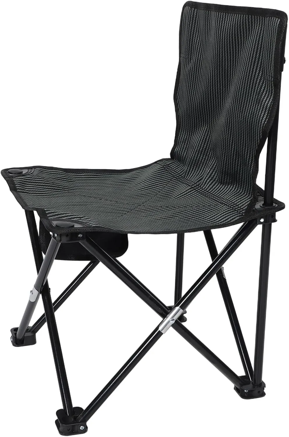GANAZONO Folding Camping Stool Compact Design Portable Fishing Chair Steel Pipe Oxford Fabric Comfortable Seating for Outdoor Use