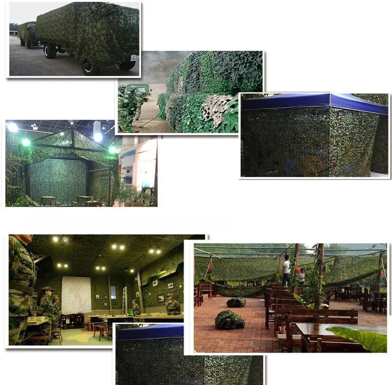 Garden Sun Block Camo Netting, Army Tarp Camouflage Netting, Lightweight Durable Hunting Blinds, for Military Theme Bedroom Decorations, Deer Stand