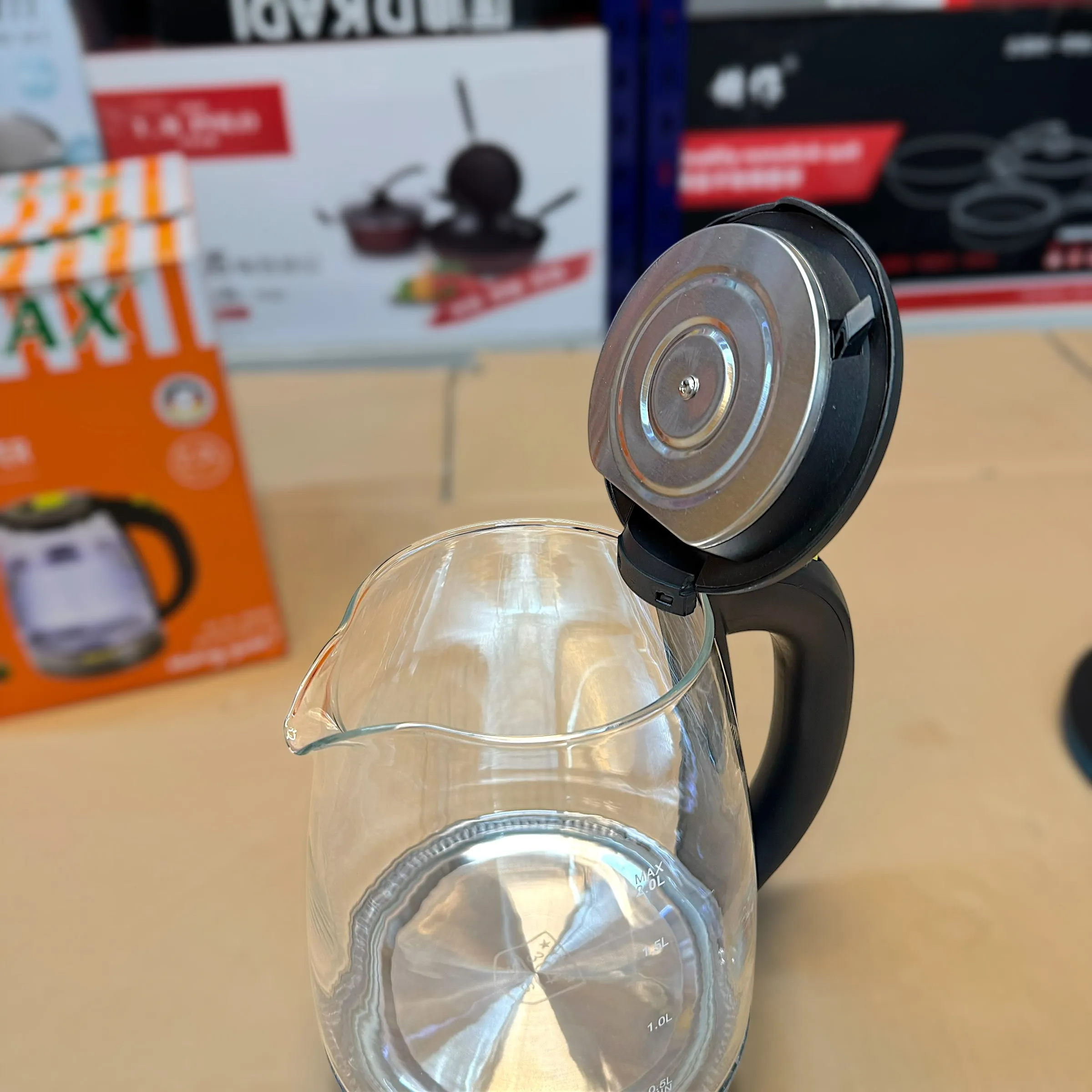 German Lot Imported Kolax 2L Glass Electric Kettle