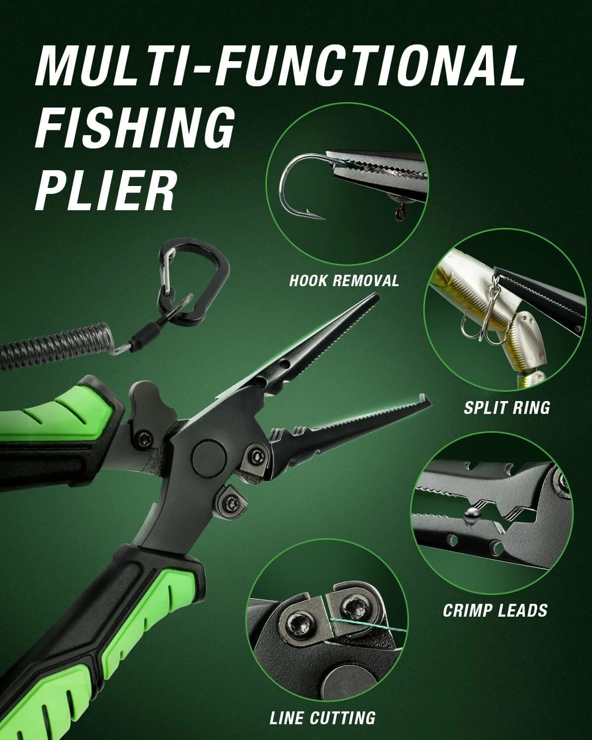Ghosthorn Fishing Rod and Reel Combo Graphite Telescoping Fishing Pole Collapsible Portable Travel Kit with Carrier Bag for Freshwater Fishing Gift for Men Women