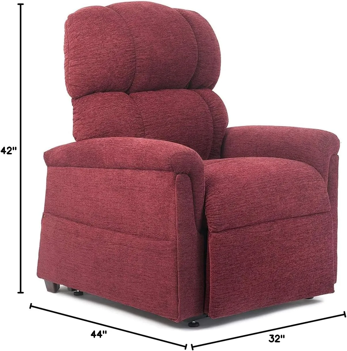 Golden Technologies Comforter Lift Chair Recliner with MaxiComfort Medium PR535M (Port)