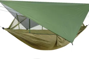 Hammocks Rainproof Tarp Waterproof Hammock Canopy 210T Nylon Hammocks Lightweight Portable Camping Hammock and Tent Awning