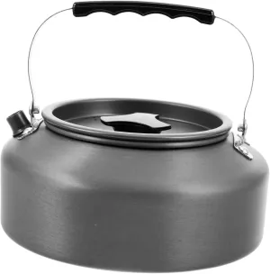 Happyyami Camping Kettle Collapsible Tea Kettle for Camping Portable Stovetop Kettle Aluminum Alloy Constructi