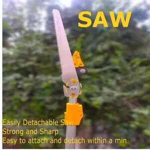 HECTARE ALUMINUM TELESCOPIC LONG REACH (10 FEET) CUT AND HOLD PRUNER WITH SAW