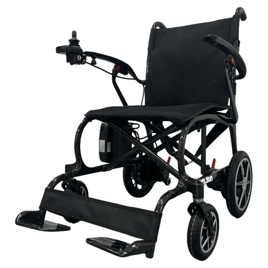Helium 26 lbs Carbon Fiber Foldable Power Wheelchair