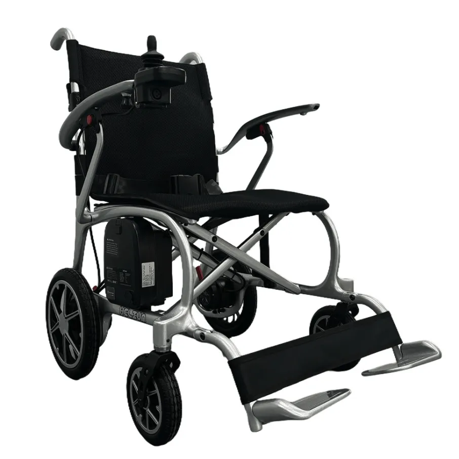 Helium 26 lbs Carbon Fiber Foldable Power Wheelchair