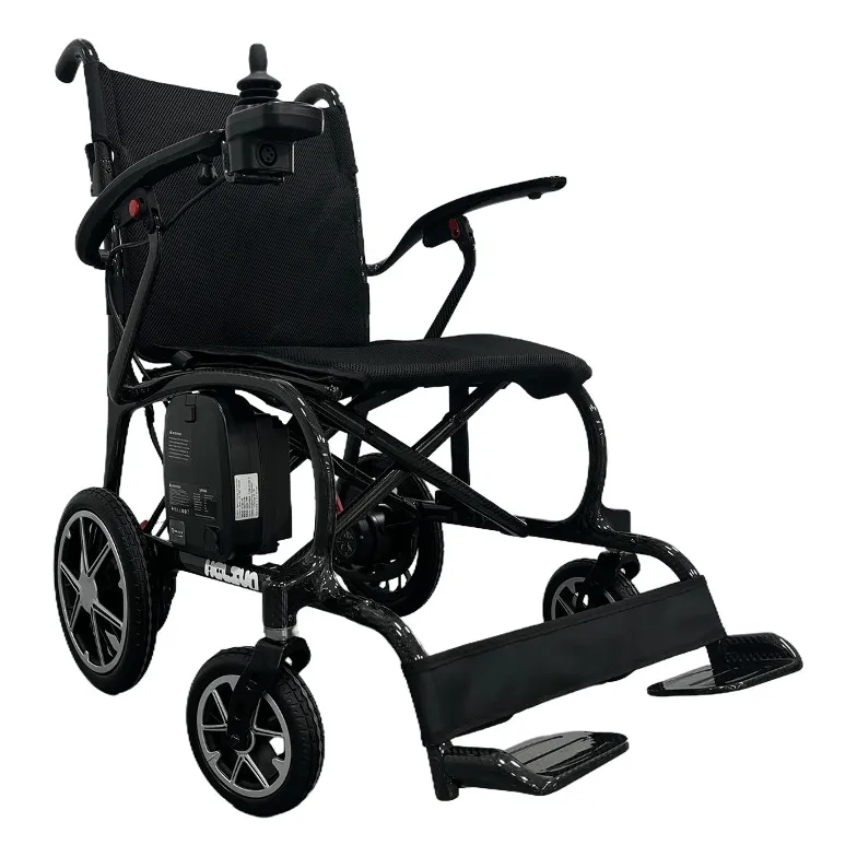 Helium 26 lbs Carbon Fiber Foldable Power Wheelchair