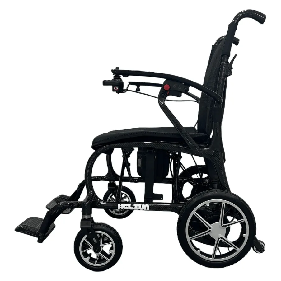 Helium 26 lbs Carbon Fiber Foldable Power Wheelchair