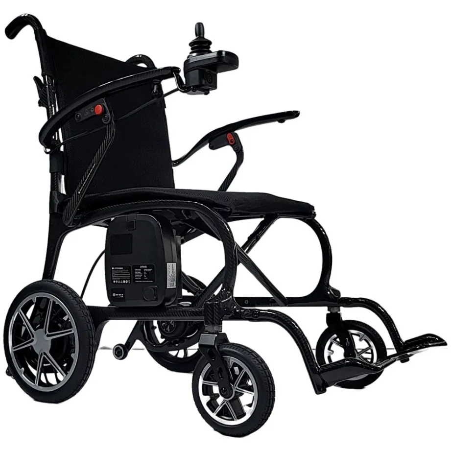 Helium 26 lbs Carbon Fiber Foldable Power Wheelchair