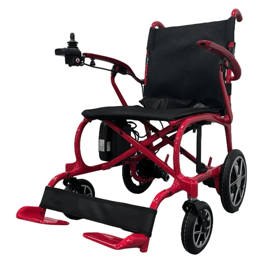 Helium 26 lbs Carbon Fiber Foldable Power Wheelchair