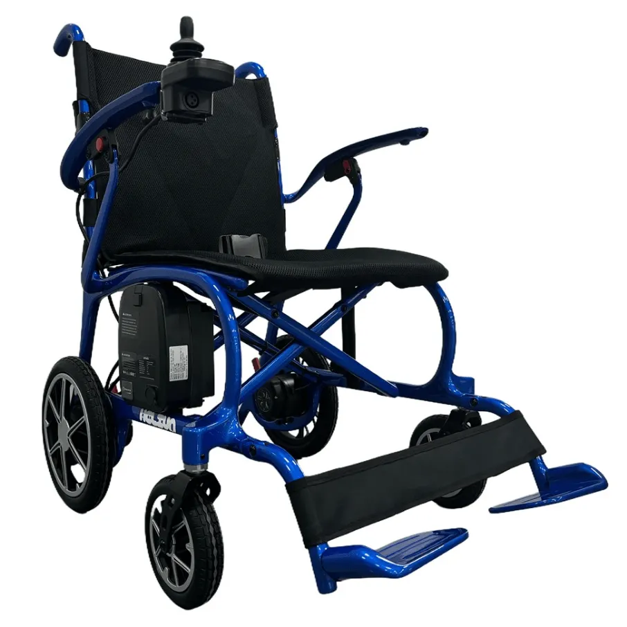 Helium 26 lbs Carbon Fiber Foldable Power Wheelchair