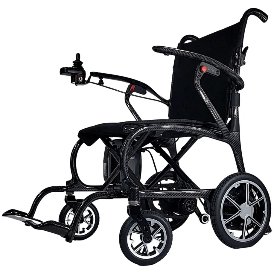 Helium 26 lbs Carbon Fiber Foldable Power Wheelchair