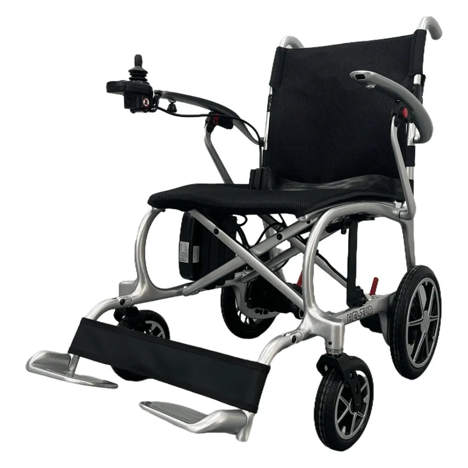 Helium 26 lbs Carbon Fiber Foldable Power Wheelchair