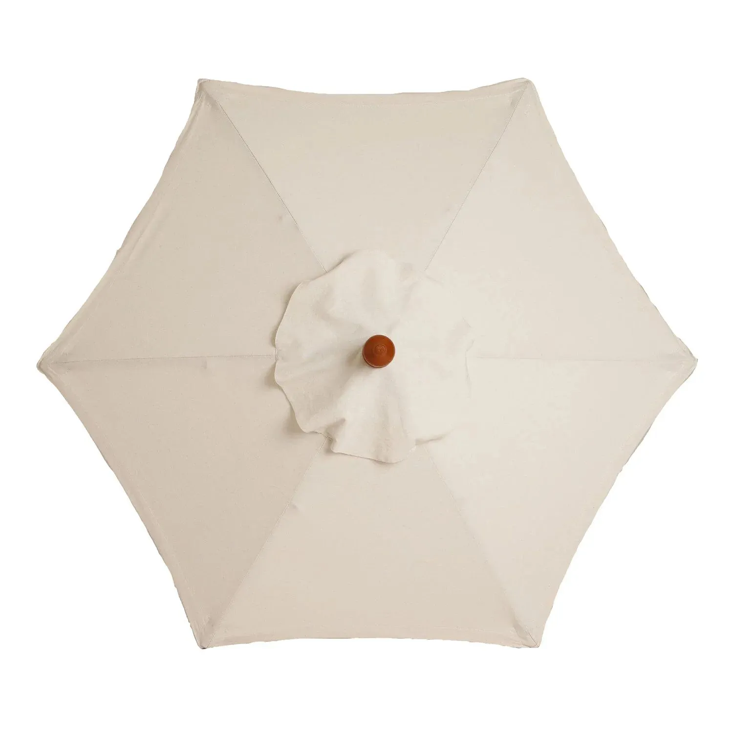 Hexagonal Canopy Sunshade Cover - Outdoor Garden UV Protection Umbrella Replacement Cloth