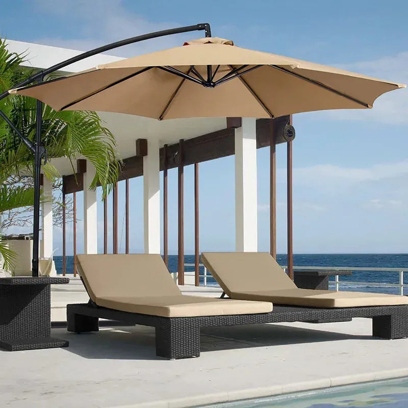Hexagonal Canopy Sunshade Cover - Outdoor Garden UV Protection Umbrella Replacement Cloth