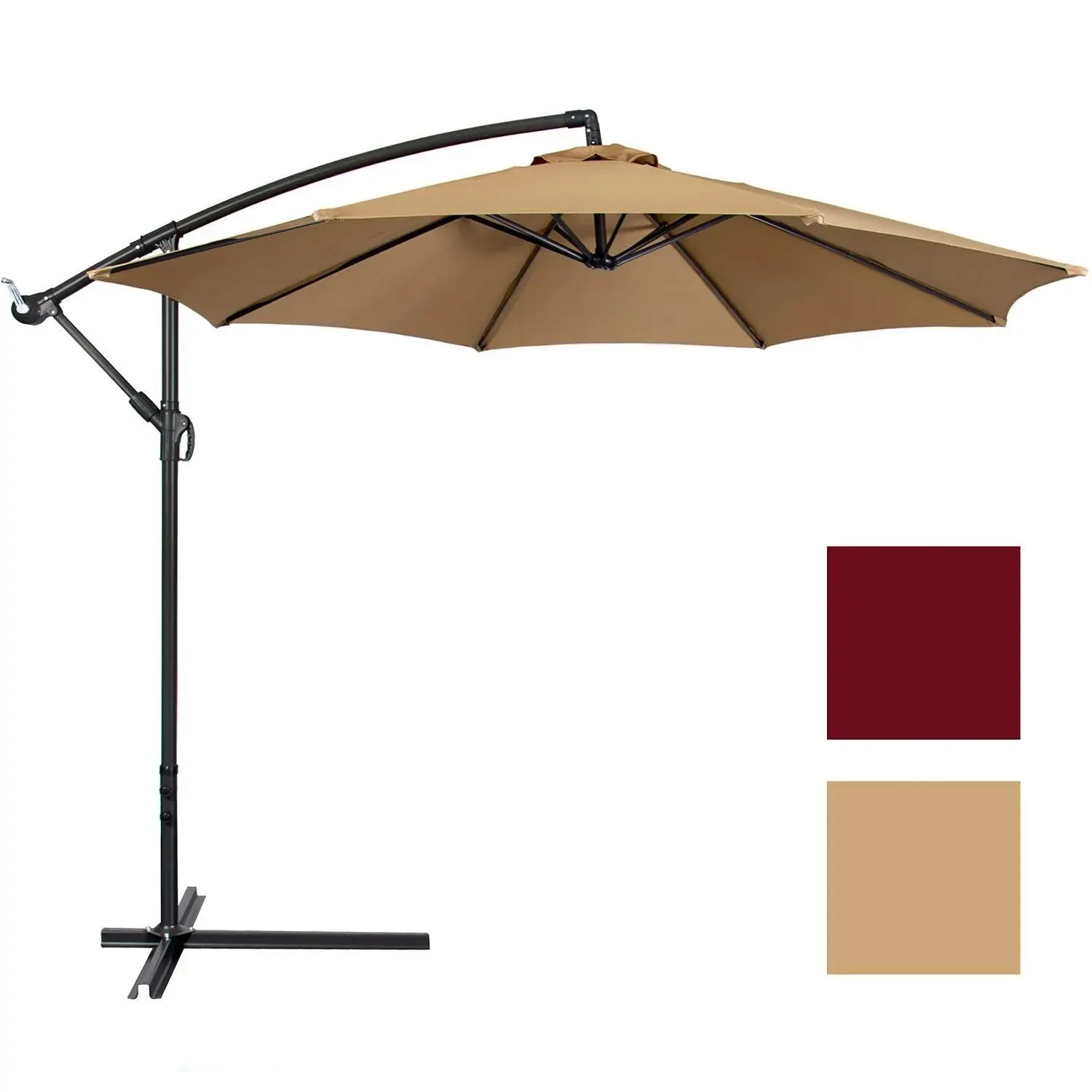 Hexagonal Canopy Sunshade Cover - Outdoor Garden UV Protection Umbrella Replacement Cloth