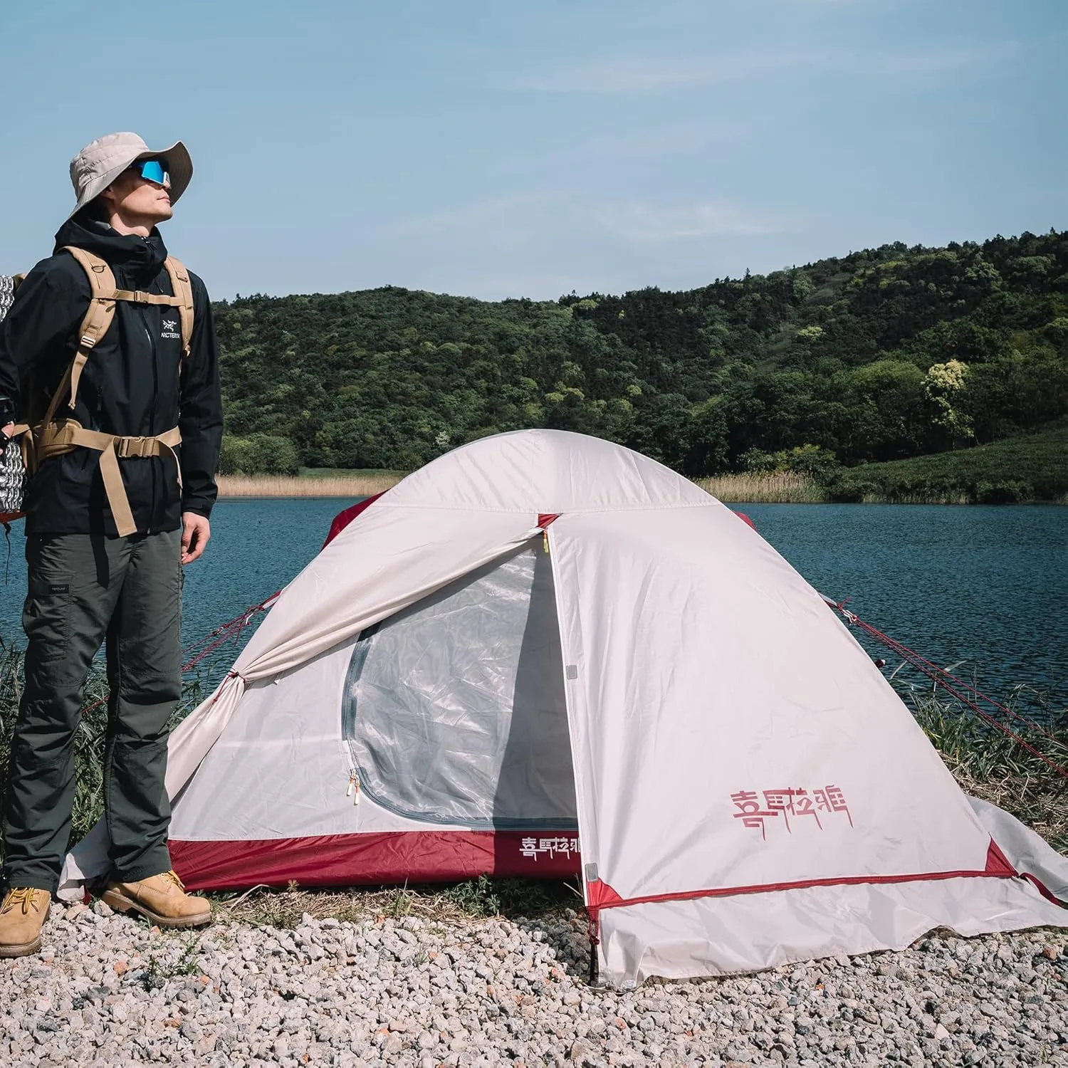 Himalaya 2/3 Person 4 Season Tent - Winter Tent, Waterproof, Windproof, Lightweight, Portable, PU5000 for Camping, Hiking, Mountaineering