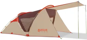 Himalaya Family Tent，3-4 Person Tunnel Tent Camping Tent with One Bedroom and One Living Room Portable Lightweight for Outdoor Camping Hiking Mountaineering