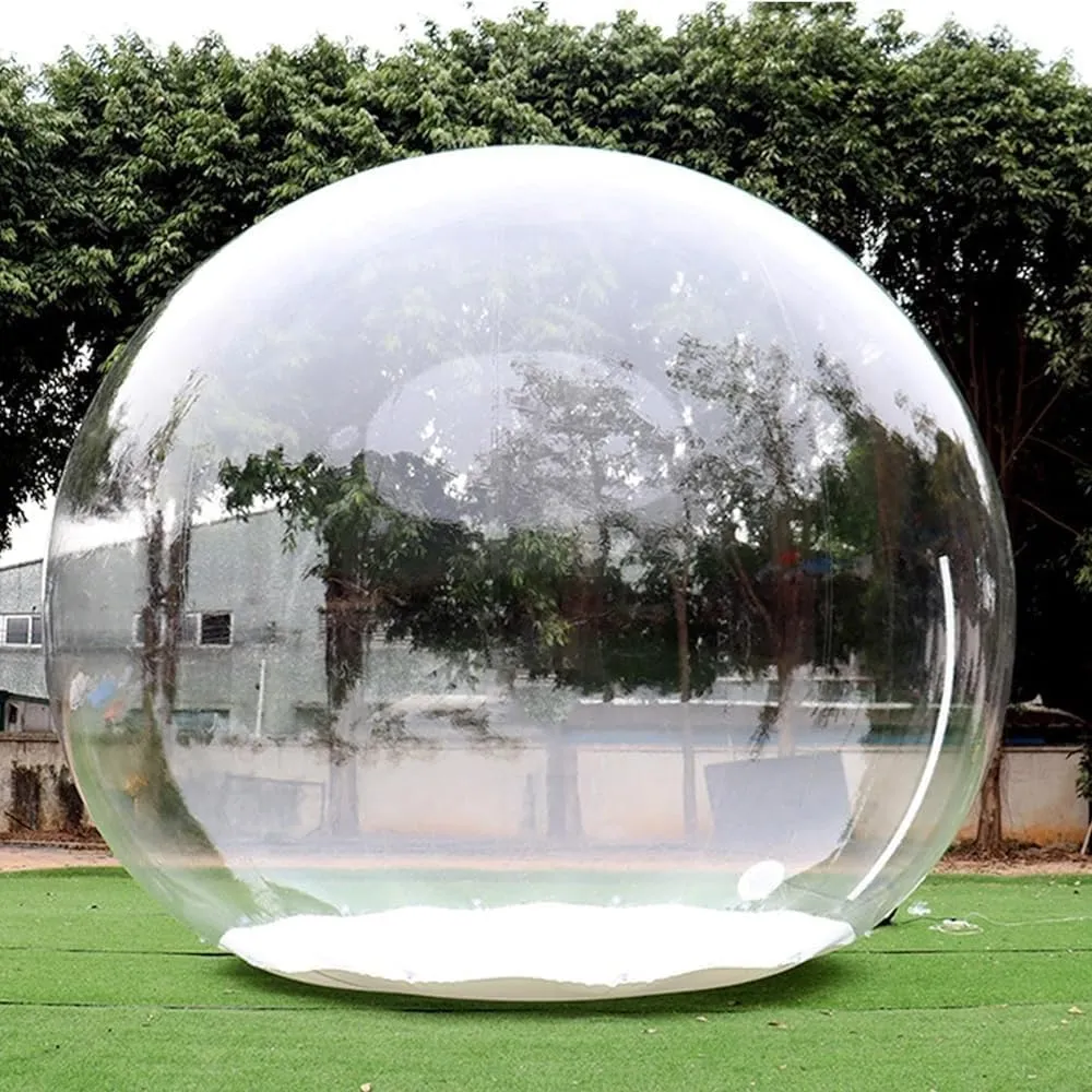 Inflatable Bubble Camping Tent, Outdoor Rainproof Transparent Dome Bubble House Family Backyard Stargazing Outdoor Camping Bubble Tent