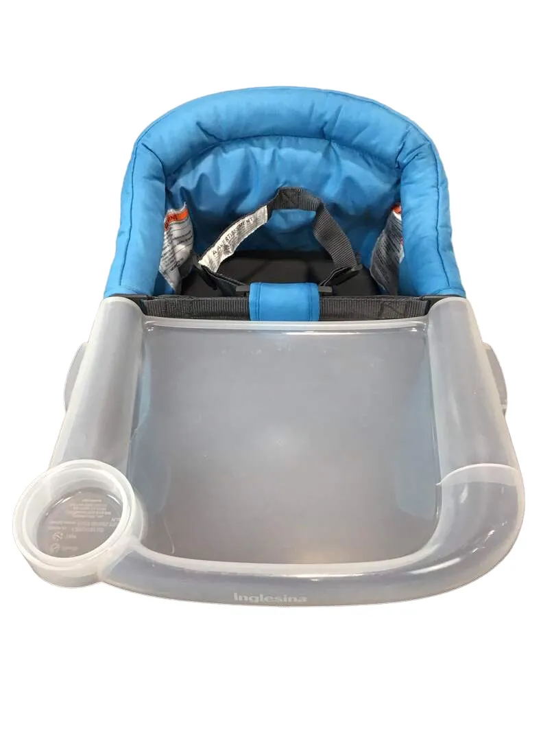 Inglesina Fast Table Chair, Light Blue, With Tray