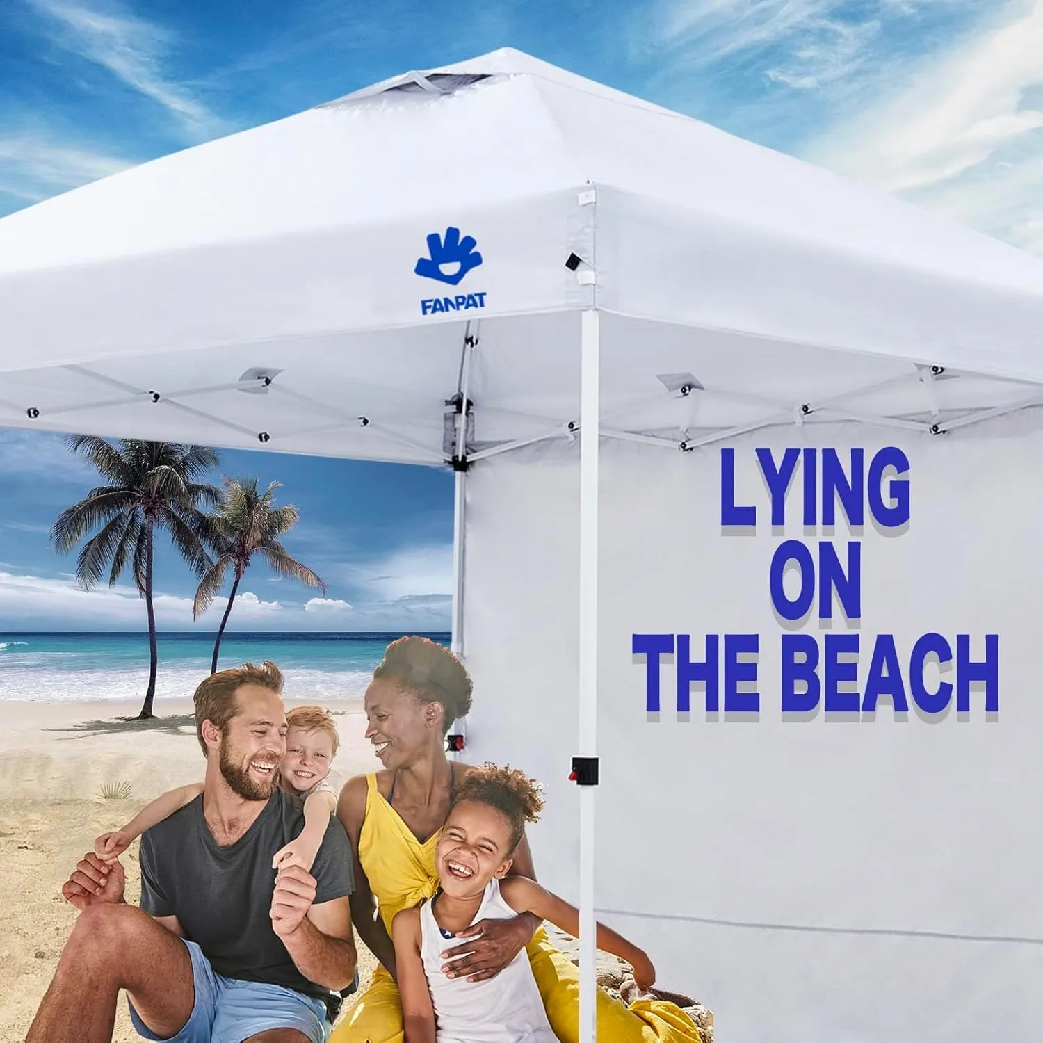 Instant Canopy Tent Sidewall for 10x10 Pop Up Canopy - Waterproof, 99% UV Protection, Green (3PCS Sidewall Only)