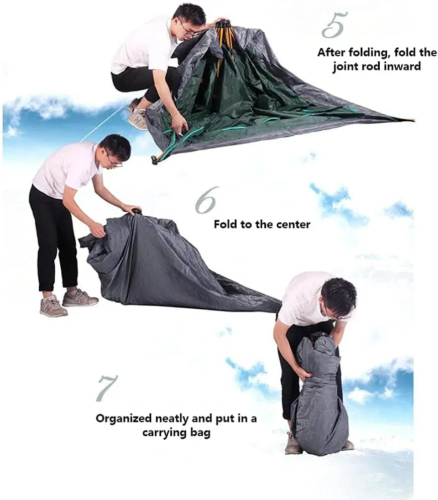 Instant Pop Up Family Camping Tents for 2-3 3-4Persons, Quick Setup for Camping, Hiking, Fishing