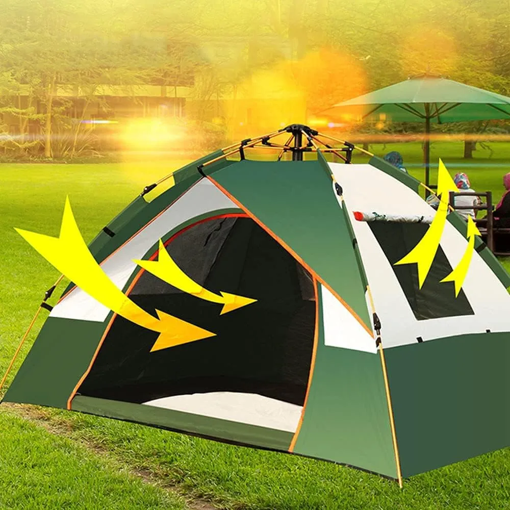Instant Pop Up Family Camping Tents for 2-3 3-4Persons, Quick Setup for Camping, Hiking, Fishing