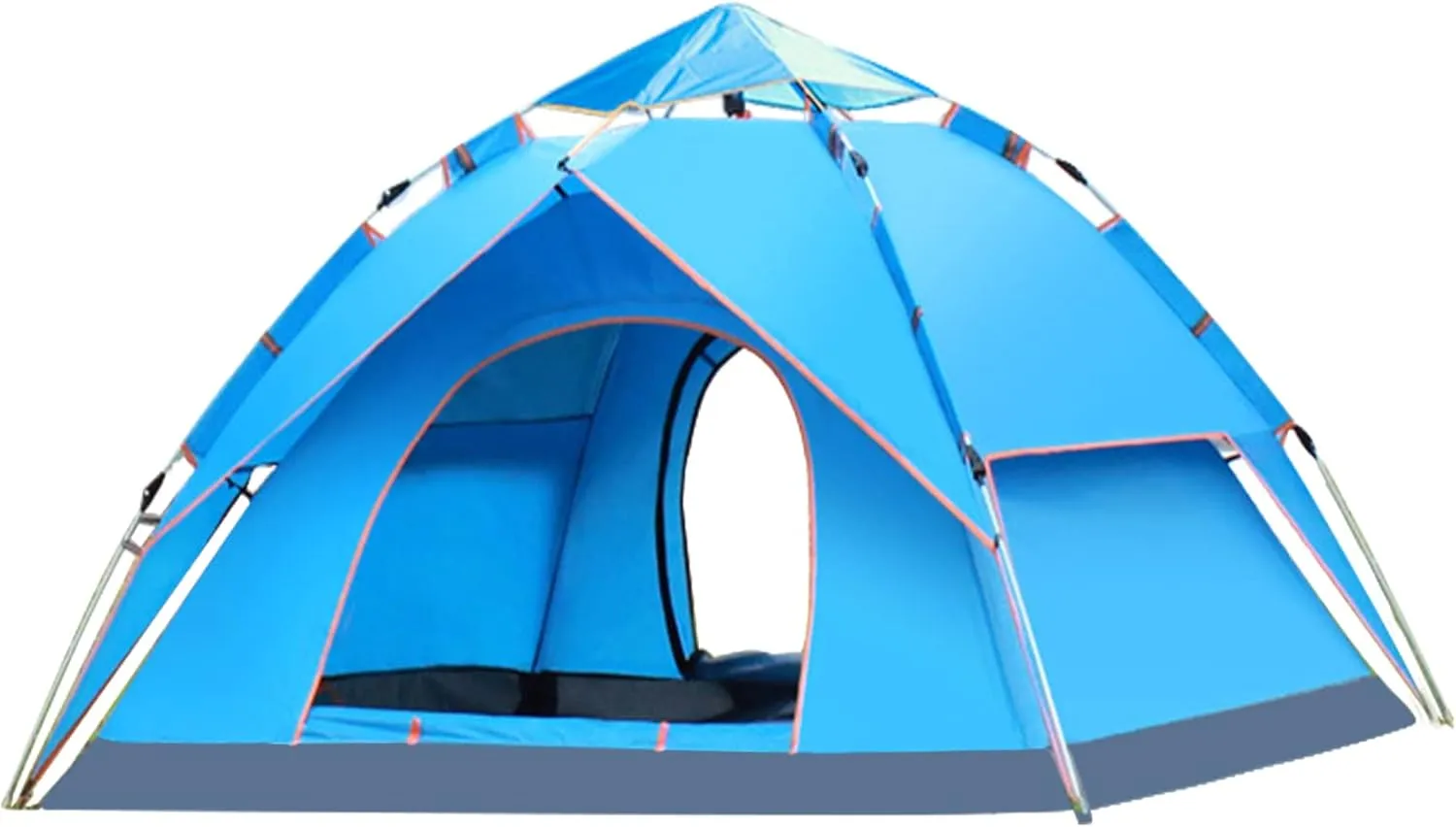Instant Pop Up Tent for 3-4 Person Automatic Tent Dome Tent Double Layer Waterproof Family Tent for Hiking Backpacking Beach,Automatic pop up Tent