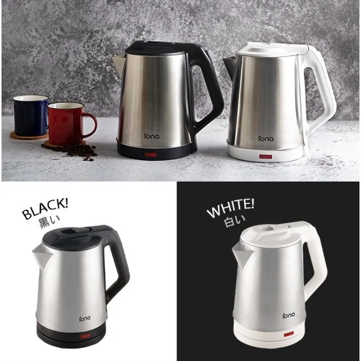 Iona 1.8L Stainless Steel Electric Kettle GLK1806