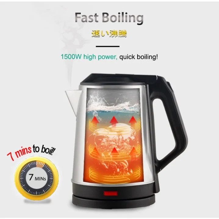 Iona 1.8L Stainless Steel Electric Kettle GLK1806