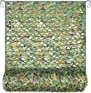 iunio Camo Netting Camouflage Netting, 10ft×10ft, 10x20ft, 20ft×20ft, Mesh Backing Oxford Fabric Camo Net Military Surplus, Hunting Blind for Deer Stand, Party Decorations, Photograph and Car Cover