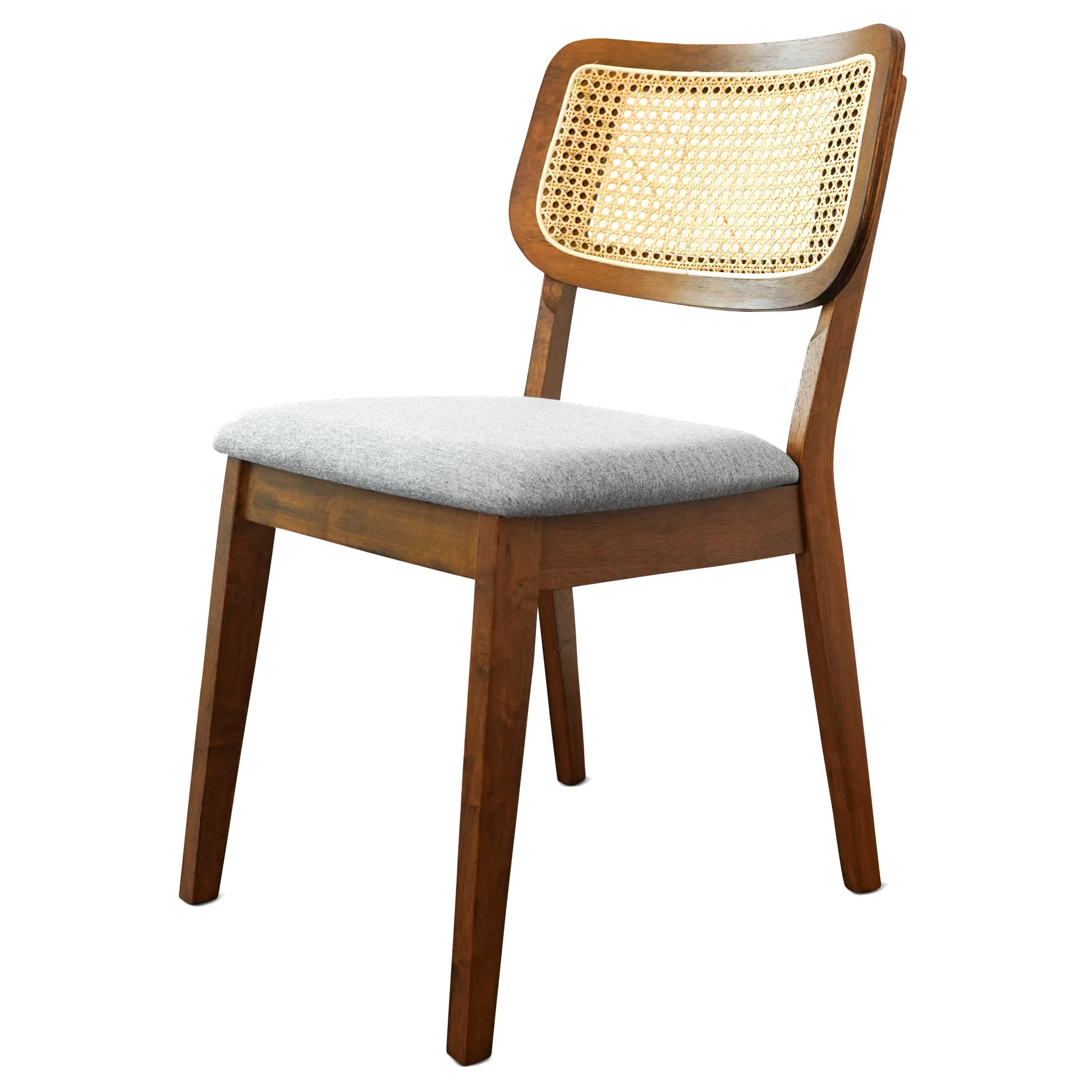 Kane Grey Linen Dining Chair Set of 2