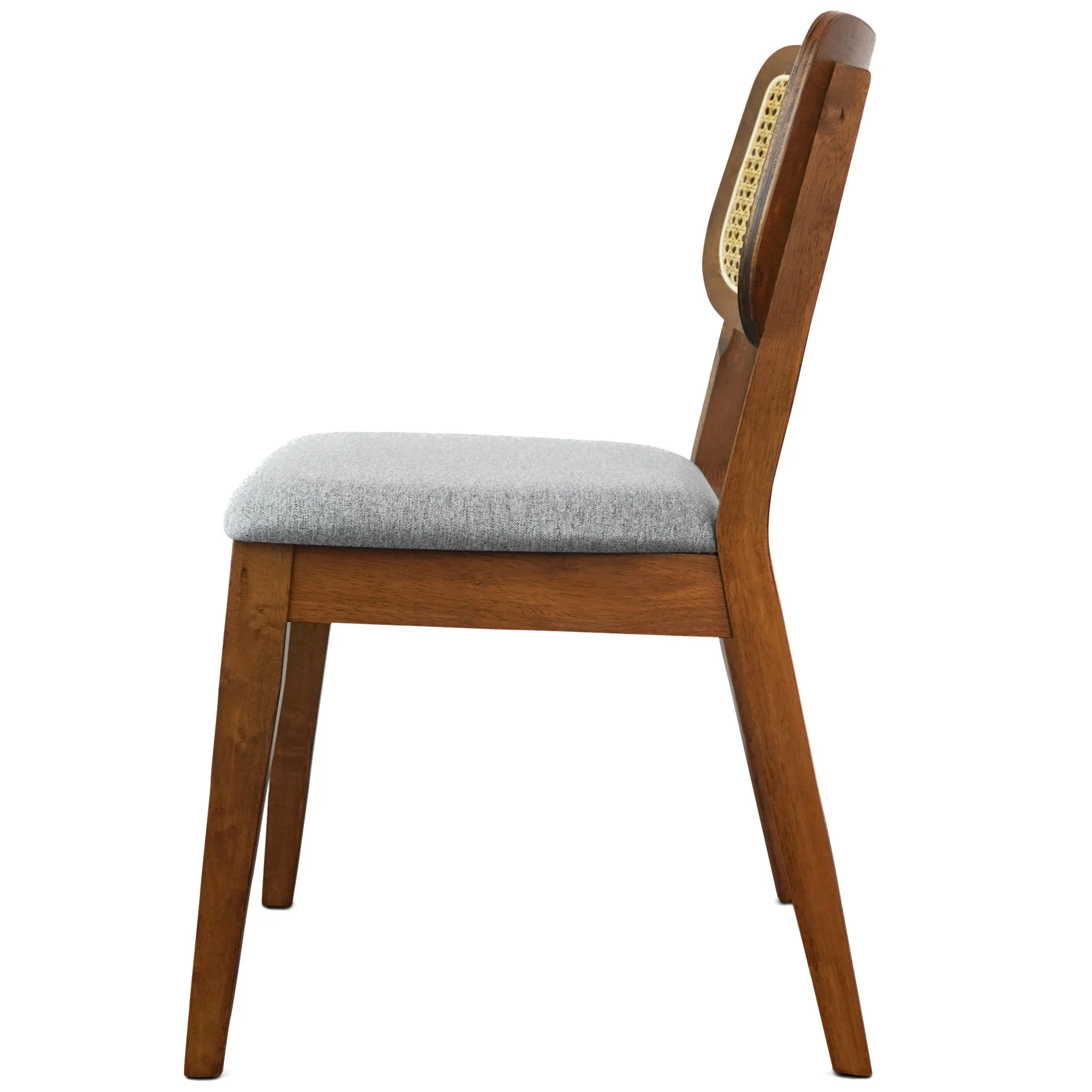 Kane Grey Linen Dining Chair Set of 2