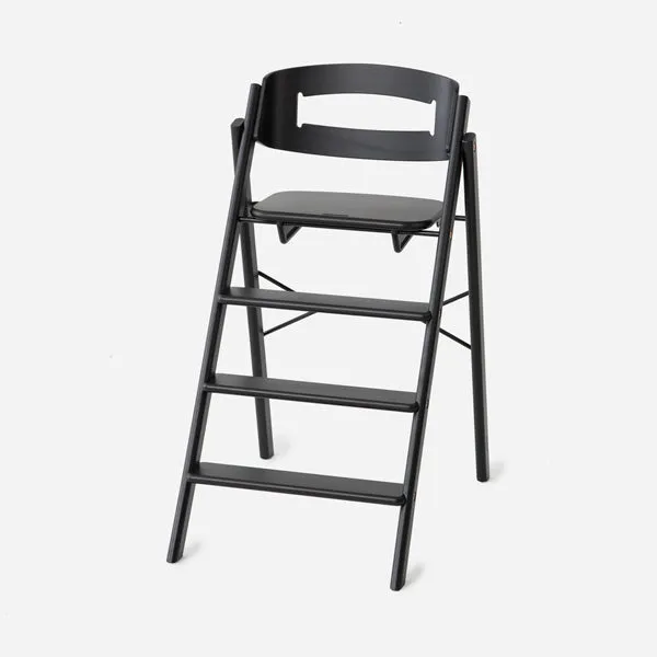 KAOS Klapp Foldable High Chair - Black