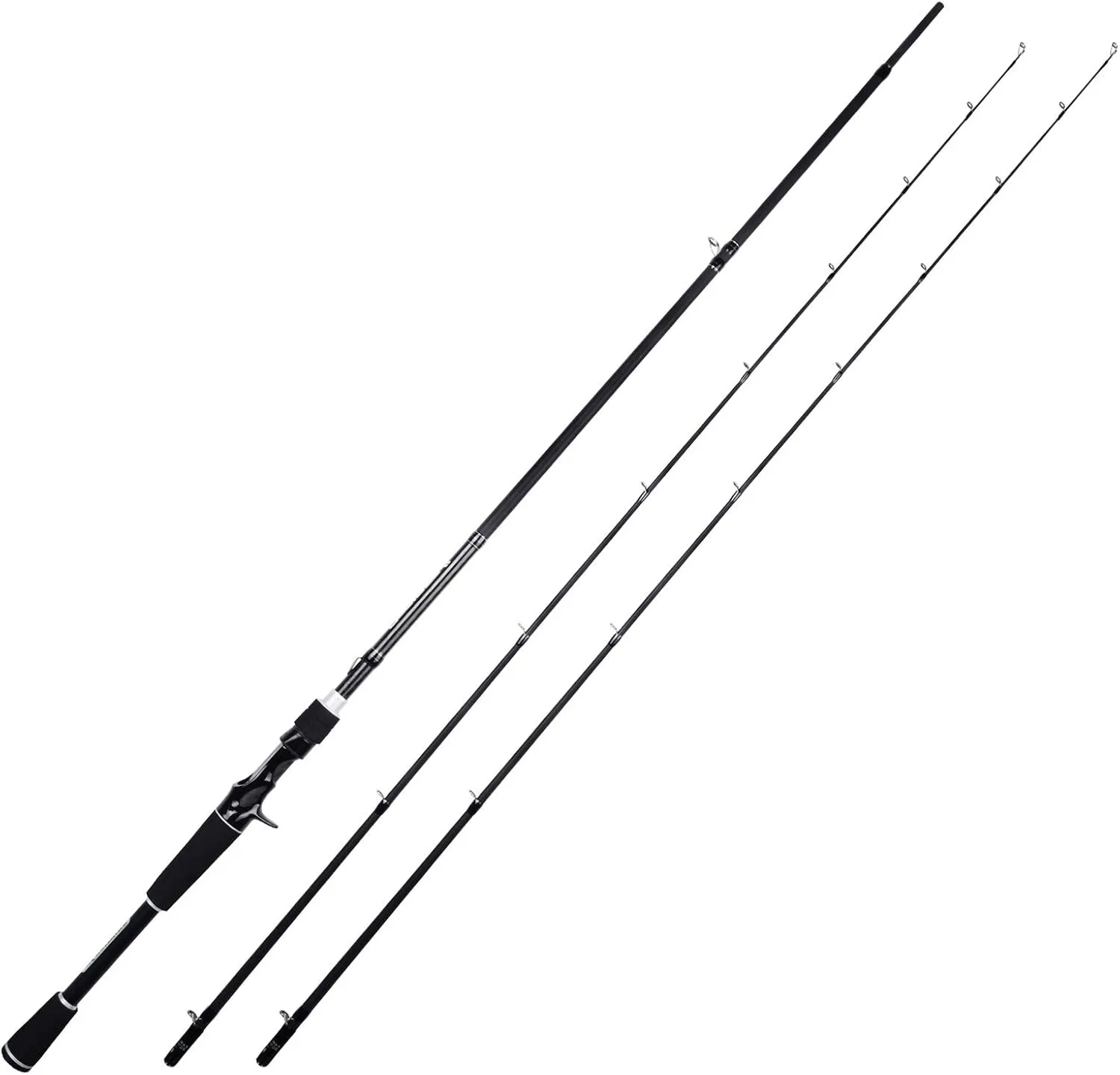 KastKing Perigee II Spinning & Casting Fishing Rods, Fuji O-Ring Line Guides, 24 Ton Carbon Fiber Casting and Spinning Rods - Two Pieces,Twin-Tip Rods and One Piece Rods