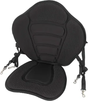 Kayak Seat Luxurious Padded Canoe SUP Seat Adjustable Boat Seat Comfortable Composite Quick Dry Fishing Seat Back Support for Universal Sit