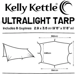 Kelly Kettle Waterproof Camping Tarp