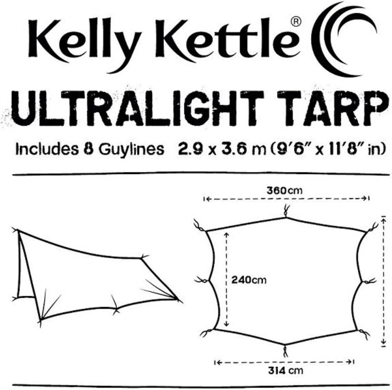 Kelly Kettle Waterproof Camping Tarp