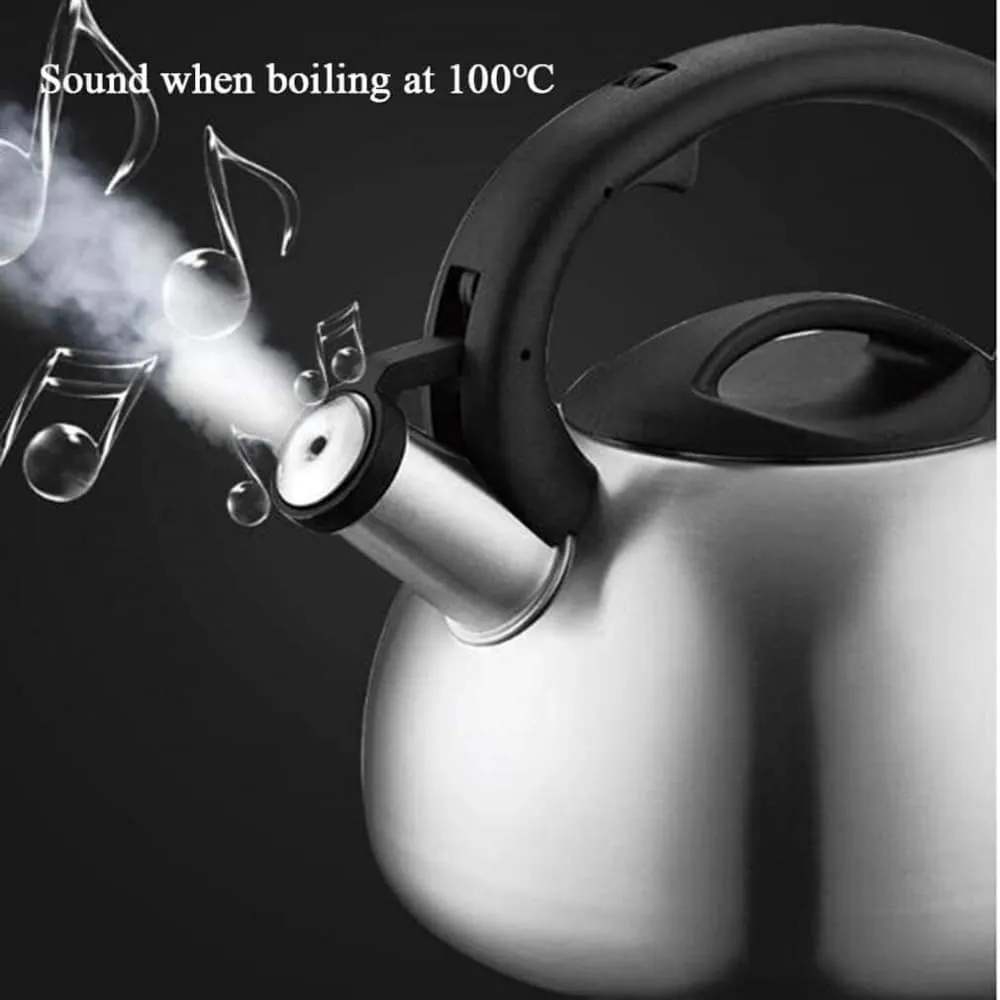 Kettle,Creativity Gas Whistling 304 Stainless Steel Large Capacity Gas and Gas Induction Cooker Teapot Quick Boil Kettle Dignified-3.5L Teapots(3.5L)