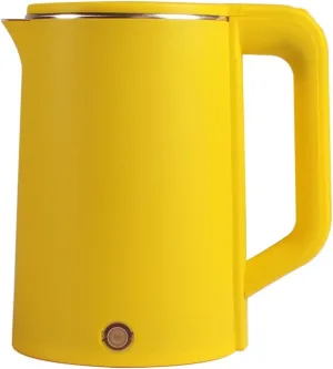 Kettles,Electric Kettles Quick Boil Kettle,2.3 Liter Stainless Steel Kettle,Auto Shut-Off Boil-Dry Protection,Bpa-Free,Boiler for Hot Water,Tea Coffee Maker/Yellow