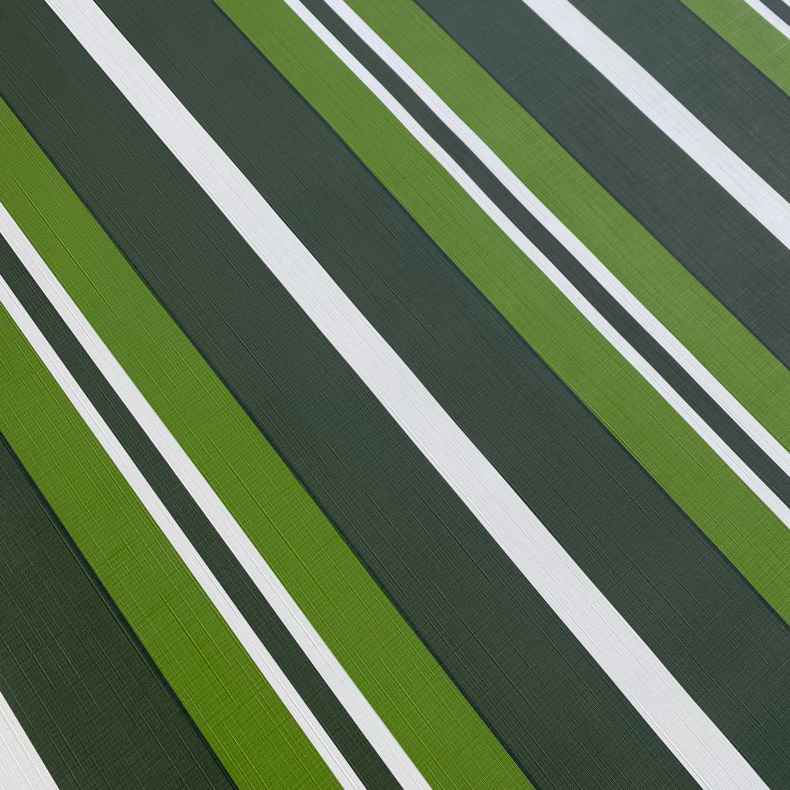 Khaki, Green, White Stripe