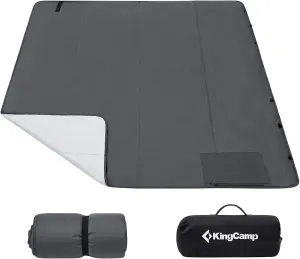 KingCamp Outdoor Blanket Waterproof Beach Mat Sandproof Camping Blanket Mat, Picnic Blanket Extra Large Camping Blanket Packable for Stadium, Camp, Park, Grass, Concerts