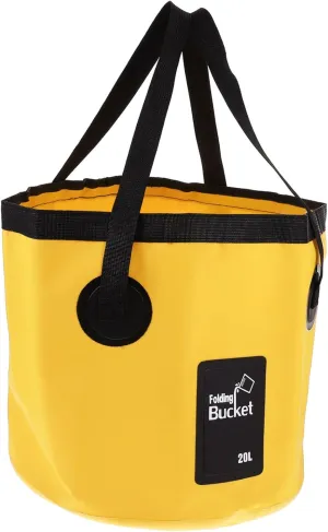 Kisangel Water Holder Folding Water Bucket Floating Fishing Basket Camping Water Container Portable Fishing
