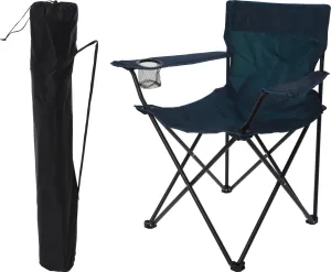 KOOPMAN FD8300510 CHAIR FOLDABLE METAL PETROL