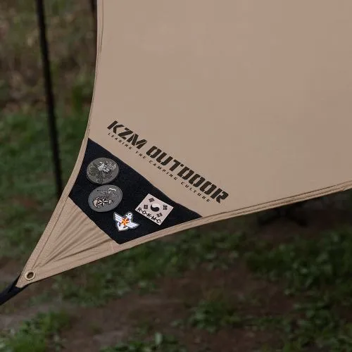 KZM Wild Field Hexa Tarp - Sand