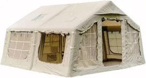 Large Inflatable Outdoor Shelter Inflatable Tent Outdoor Glamping Sun Protection and Cooling, Strong Water Repellency, Easy to Build