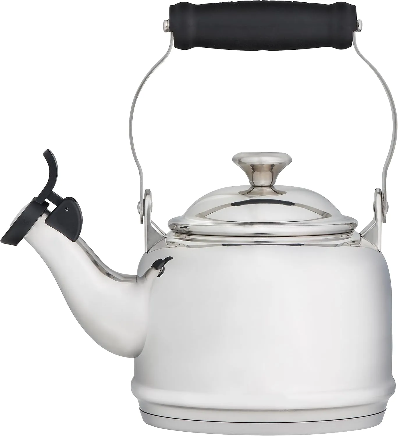 Le Creuset Demi Tea Kettle with Metal Finishes, 1.7 qt., Stainless Steel