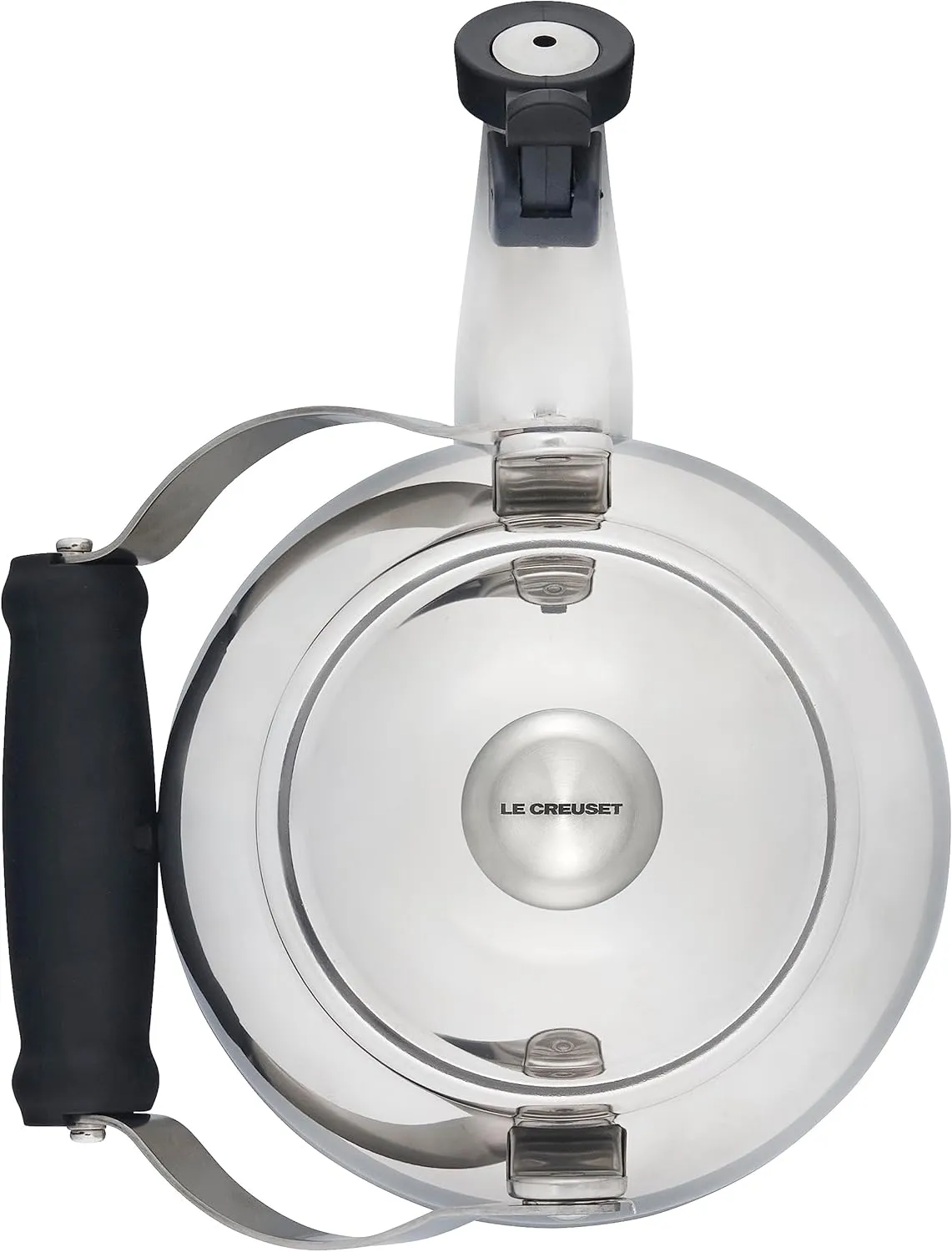 Le Creuset Demi Tea Kettle with Metal Finishes, 1.7 qt., Stainless Steel