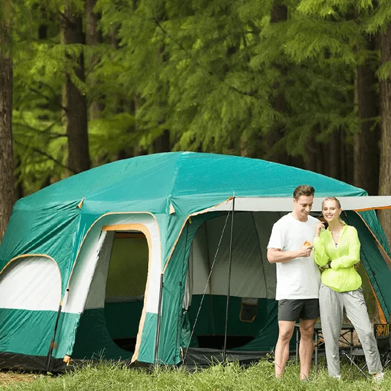 LEAFSHADE - Two Rooms Family Tent PU 4000mm 4-10 ppl