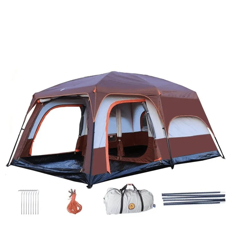 LEAFSHADE - Two Rooms Family Tent PU 4000mm 4-10 ppl